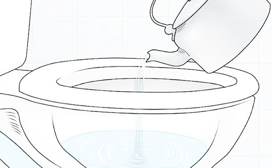 Cách thông cống nghẹt tại nhà bằng nước sôi